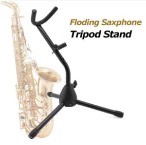 Saxophone Stand Tenor Alto Sax Rack Tripod Holder Protable Folding NEW