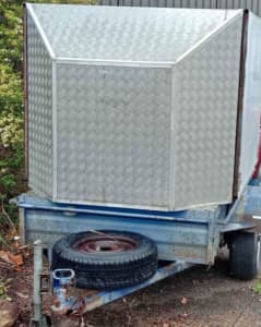 Enclosed 6x4 box trailer unreg