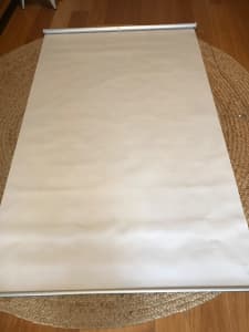 Roller blind off white 145cm wide x 230cm high