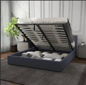 Milano Capri Luxury Gas Lift Bed Frame -King Single