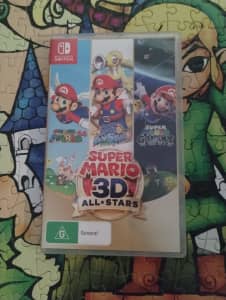Nintendo switch game Super Mario 3d All-stars