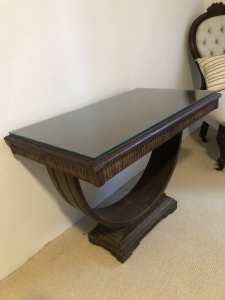 Art Deco Oak Side Table- Pending Pick Up