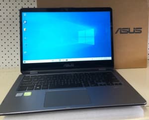 Gaming Asus 14 inch x360 touchscreen laptop, (8th gen, Nvidia gaming)!