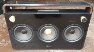 TDK Life on Record 3-Speaker Boombox Audio System Almost New with box