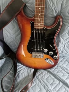 Fender Stratocaster 2020 upgraded pickups and electronics.