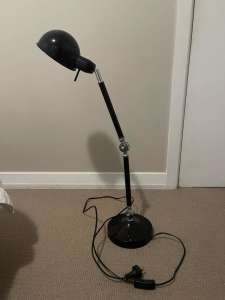 Black desk lamp