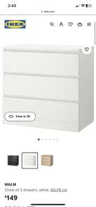 CHEST OF DRAWERS - MALM