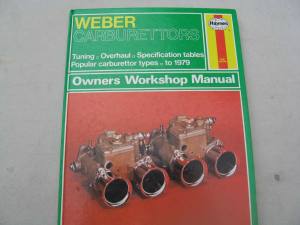 Weber carburettor service/repair manual