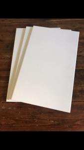 3 NEW large white wall tiles