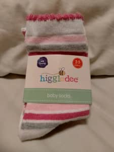 Baby girl x4 socks size 2 - 5