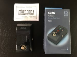 Korg PB-01 Pitchblack Chromatic Pedal Tuner in Excellent Condition