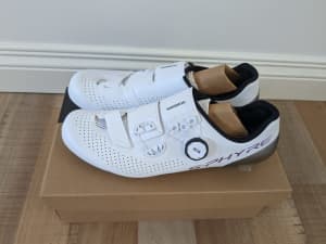 Shimano S-Phyre SH-RC902T White Aero Shoes - Size 43