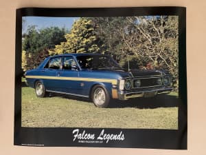 Ford Falcon XW GT Legends 40x50cm Original poster - Perfect NEW