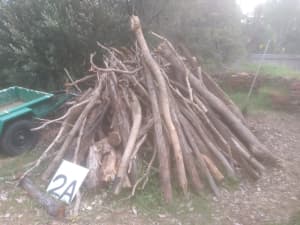Firewood lengths or cut