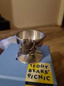 ROYAL SELANGOR TEDDY BEARS PICNIC EGG CUP