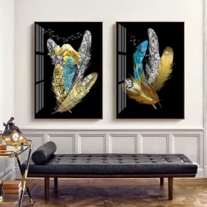 Painting- Wall Art Crystal Porcelain Painting