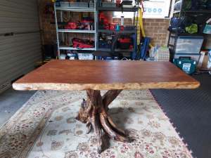Handmade solid wood coffee table - piece of art!