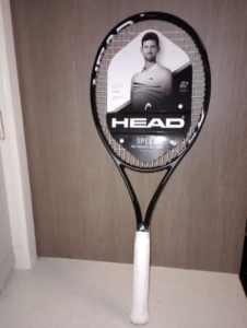 Head Speed Pro Black Edition customized tennis racquet 332 g G 4 1/2
