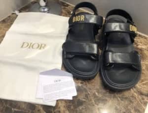 New Dior Dioract black soft genuine leather size 40