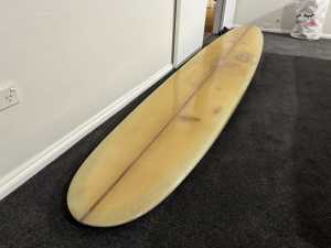 Vintage Malibu surfboard Gordon Woods