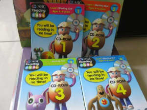 ABC Reading Eggs CD-ROM 1, 2, 3 and 4 - Level 1 Starting Out