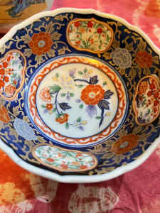 Vintage Japanese IMARI Porcelain Plate Gold Colorful $60 Each