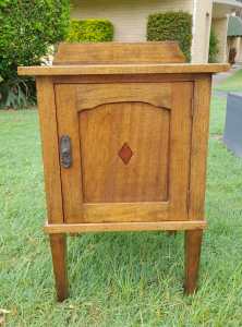Vintage Australian Oak Hallway Cabinet