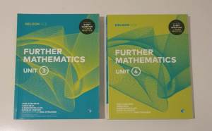 2x Nelson VCE Further Mathematics Work Books- Unit 3 & Unit 4
