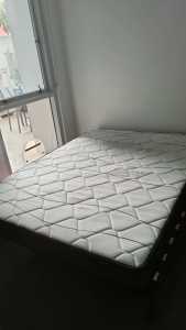 Queen size Mattress with Frame