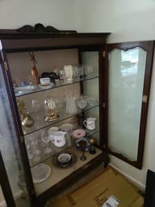 Antique Crystal Cabinet
