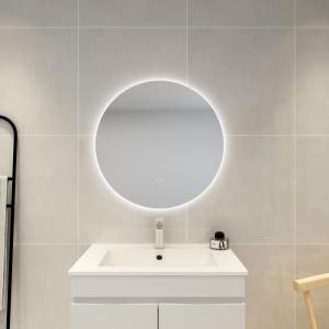 700mm 3 Color Round Backlit LED Mirror