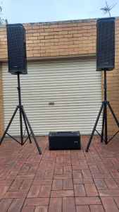 Line 6 stage source speakers 3600W for live bands, DJ.. RRP$5177