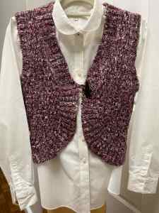 Suzanne Grae Womens Knit Vest - Size S