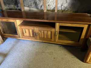Tv cabinet - solid timber Marri and Karri