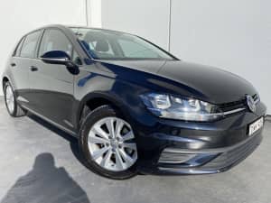 2018 Volkswagen Golf 7.5 MY18 110TSI DSG Trendline Black 7 Speed Sports Automatic Dual Clutch