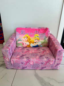 Disney Princess Pink Kids Flip Out Sofa Couch Chair
