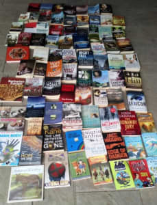 90 books for sale for 50 cents each