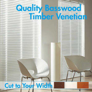Timber Venetian Blind cut down service ( custom made size)