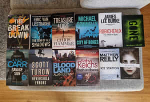 Crime, Thriller and Mystery Books Part 1.
$5 each or mix n match 5 for