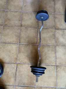 Ezy bar with weights