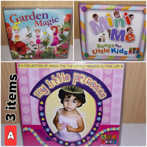 Childrens ABC Music CD & DVD bundles $10 & under