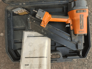Framing Nail Gun and a pack of 75mm nails