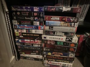 VHS tapes bulk lot cheap big box ex rentals