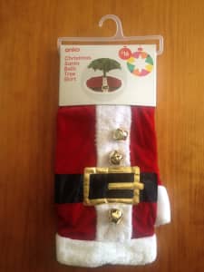 Christmas Tree Skirt (Santa Bells) - NEW IN PACKAGING