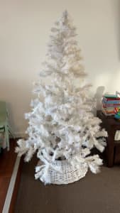 160cm White Christmas Tree
