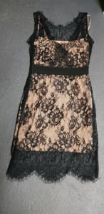 Black Nude Black dress good condition size 8