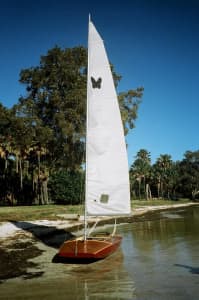 Moth scow sailing dinghy