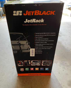 JetBlack 3 Bike Rack and Number Plate Holder Brand New Unopened