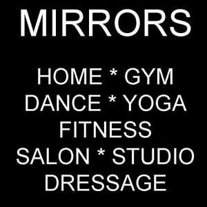 LARGE MIRRORS - BEST Prices - Gym Studio Dance Yoga Fitness