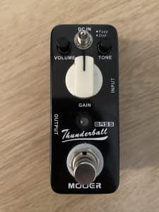 MOOER Thunderball Bass Distortion Pedal